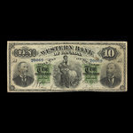 Canada, Western Bank of Canada, 10 dollars : October 2, 1882