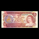 Canada, Bank of Canada, 2 dollars : 1974