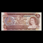 Canada, Bank of Canada, 2 dollars <br /> 1974