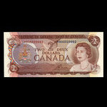 Canada, Bank of Canada, 2 dollars : 1974