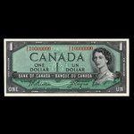 Canada, Bank of Canada, 1 dollar <br /> 1954