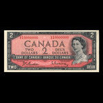 Canada, Bank of Canada, 2 dollars <br /> 1954