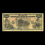 Canada, Sterling Bank of Canada, 5 dollars : January 1, 1914