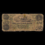 Canada, Ontario Bank, 1 dollar : August 15, 1861