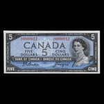 Canada, Bank of Canada, 5 dollars <br /> 1954