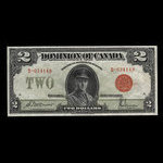 Canada, Dominion of Canada, 2 dollars : June 23, 1923