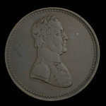 Canada, unknown, 1/2 penny : 1825