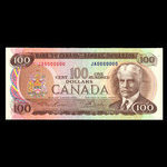 Canada, Bank of Canada, 100 dollars : 1975