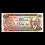 Canada, Bank of Canada, 100 dollars <br /> 1975