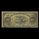 Canada, Metropolitan Bank (The), 10 dollars : November 5, 1902