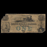 Canada, Bank of Upper Canada (York), 1 dollar : January 6, 1851