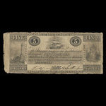 Canada, Bank of British North America, 5 dollars : January 1, 1841