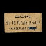 Canada, Chamberland & Pauze, 1 load, sand <br /> 1925