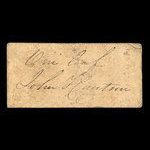 Canada, John Hantson, 1 loaf, bread <br /> 1838