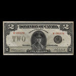 Canada, Dominion of Canada, 2 dollars : June 23, 1923