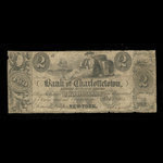 Canada, Bank of Charlottetown, 2 dollars <br /> May 1, 1852