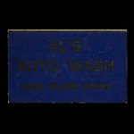 Canada, Al's Auto Wash, no denomination : 1977