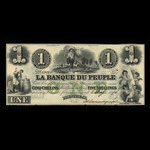 Canada, Banque du Peuple (People's Bank), 1 dollar : May 2, 1870