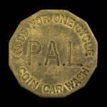 Canada, P.A.L. Coin Car Wash, 1 cycle :