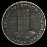 Canada, Alberta Telephone Tower, no denomination : 1972