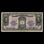 Canada, Banque d'Hochelaga, 100 dollars : January 2, 1920