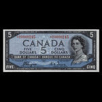 Canada, Bank of Canada, 5 dollars <br /> 1954