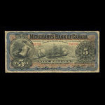 Canada, Merchants Bank of Canada (The), 5 dollars : January 1, 1900