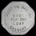 Canada, Martins Bakery, 1 loaf, bread : 1950