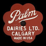 Canada, Palm Dairies Ltd., 1 quart, homo milk : 1982