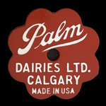 Canada, Palm Dairies Ltd., 1 quart, homo milk : 1982