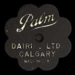 Canada, Palm Dairies Ltd., 1 quart, skim milk : 1982