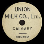 Canada, Union Milk Co. Ltd., 1 quart, skim milk :