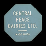 Canada, Central Peace Dairies Ltd., 1 quart, 2% milk : May 1, 1975