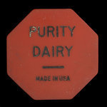 Canada, Purity Dairy, 1/2 gallon, medow-dew milk : 1970