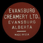 Canada, Evansburg Creamery Ltd., 1 quart, homo milk :