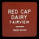 Canada, Red Cap Dairy, 1 quart, milk : 1980