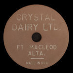 Canada, Crystal Dairy Ltd., 1 quart, homo milk :