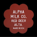 Canada, Alpha Milk Co., 1 litre, 2% milk : 1958