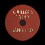 Canada, K. Miller's Dairy, 1 quart, milk :