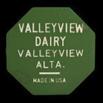 Canada, Valleyview Dairy, 1 quart, milk : 1971