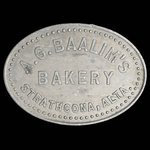 Canada, A.G. Baalim's Bakery, 1 loaf, bread : 1915