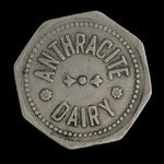 Canada, Anthracite Dairy, 1 pint, milk : 1942