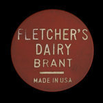 Canada, Fletcher's Dairy, 1 quart, milk : 1964