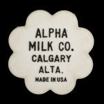 Canada, Alpha Milk Co., 1 litre, skim milk :