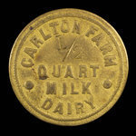 Canada, Carlton Farm Dairy, 1/2 quart, milk : 1895