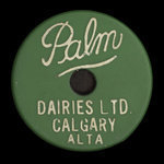 Canada, Palm Dairies Ltd., 1 quart, standard milk : 1982