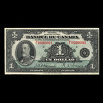 Canada, Bank of Canada, 1 dollar <br /> 1935