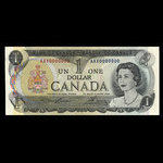 Canada, Bank of Canada, 1 dollar : 1973