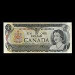 Canada, Bank of Canada, 1 dollar <br /> 1973