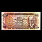 Canada, Bank of Canada, 100 dollars : 1975